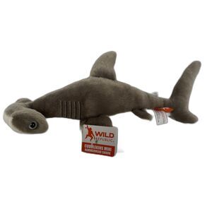 Wild Republic Cuddlekins Mini Hammerhead Shark Plush Figure 12” Soft Gray New
